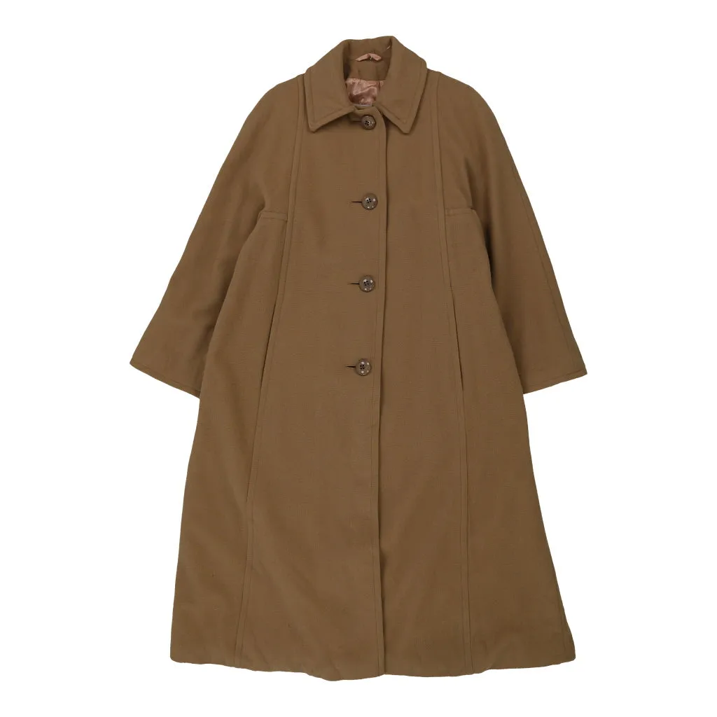 Aquascutum Overcoat - Large Brown Virgin Wool