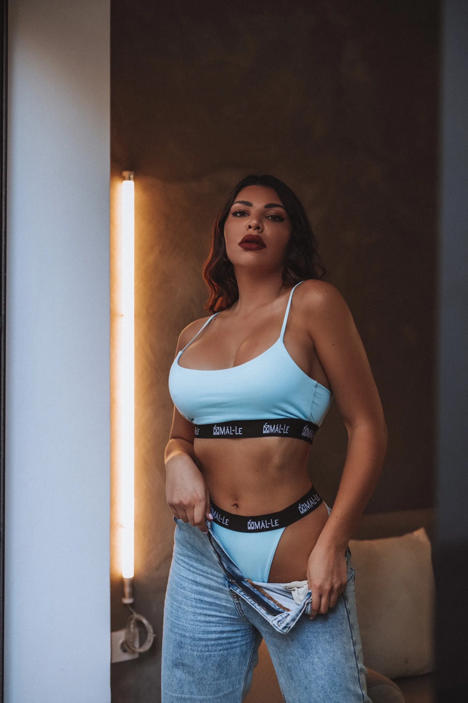 Basic Blue Classic Bra