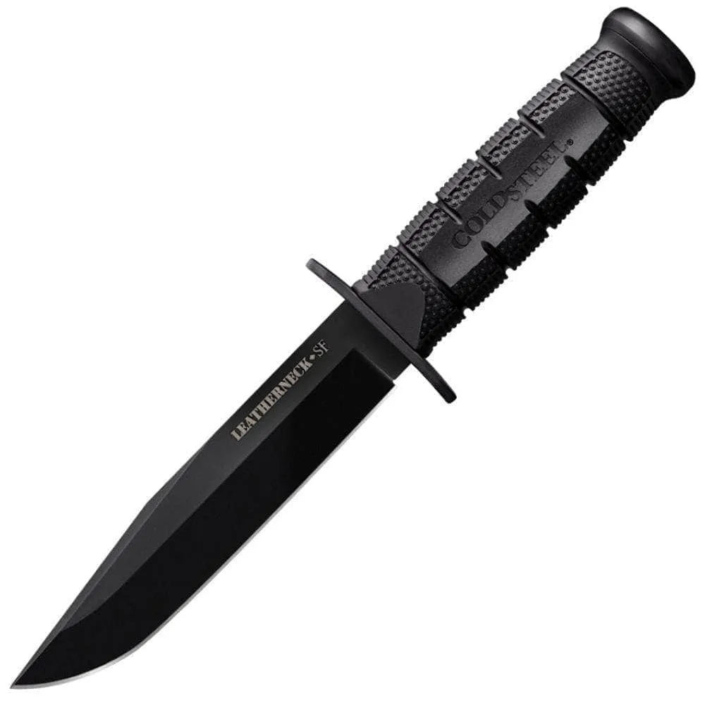 Cold Steel Leatherneck SF, 6.75" Black D2 Blade, Polymer Handle, Sheath - 39LSFC
