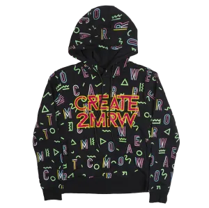 CREATE 2MRW GRAPHIC HOODIE BLACK - CF1243