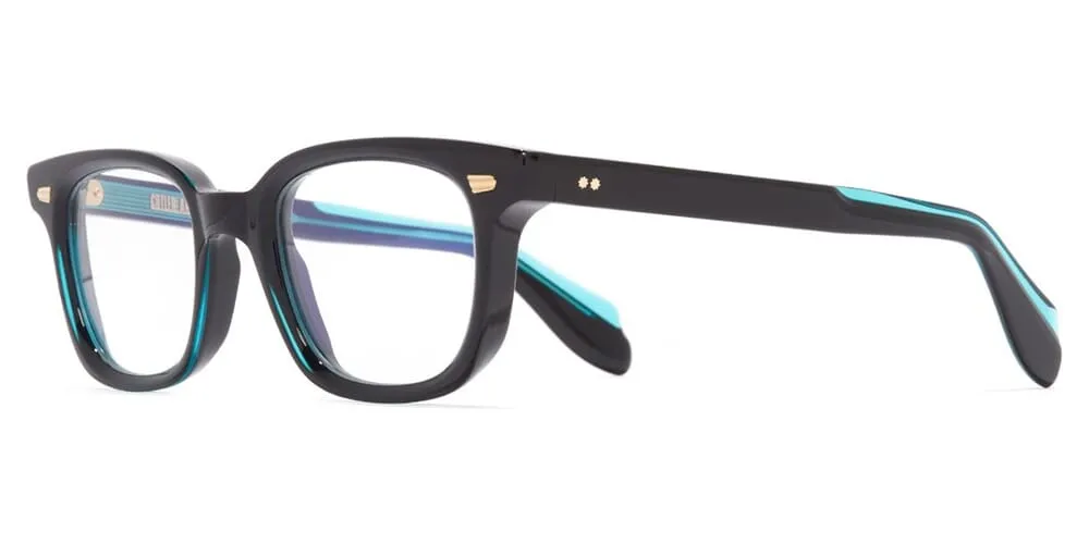 Cutler and Gross 9521 01 Teal on Black