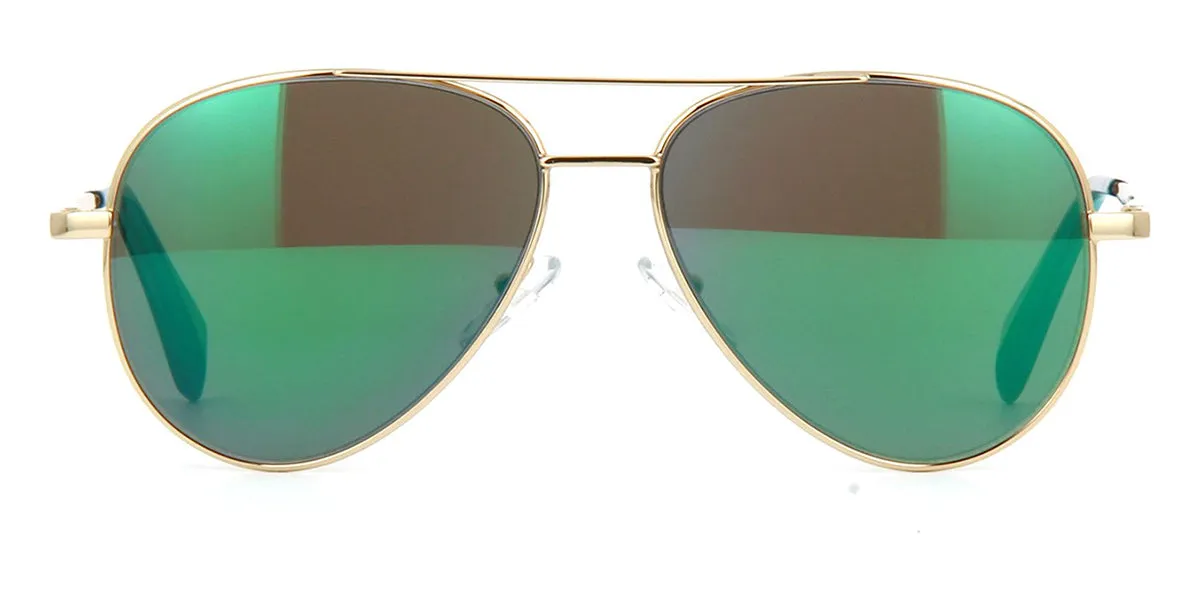 Cutler and Gross Sun 0740 Aviator Petrol Green Mirror