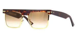 Cutler and Gross Sun 1359 02 Sticky Toffee and Gold