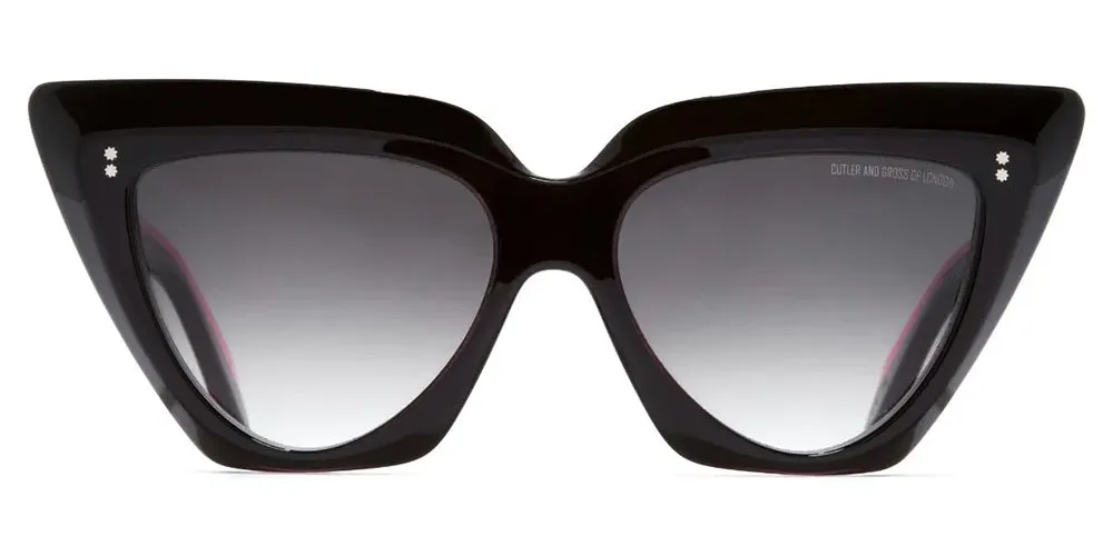 Cutler and Gross Sun 1407 01 Black on Pink Crystal Core