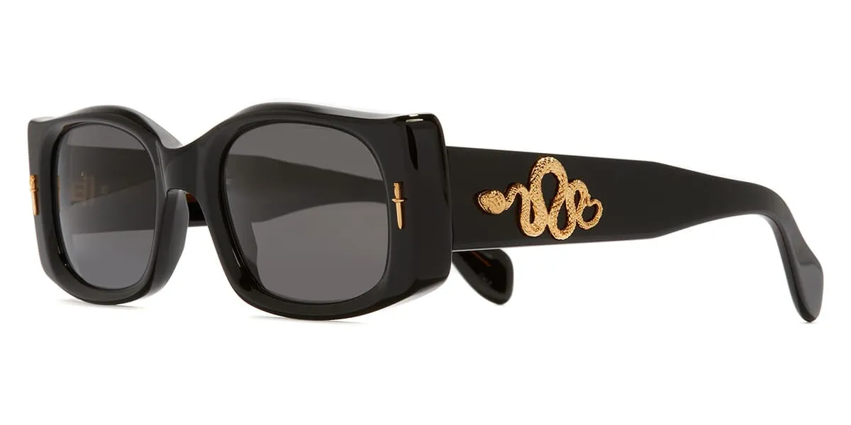 Cutler and Gross Sun x The Great Frog Diablo Limited Edition GFLE010 01 Black with Gold Snake