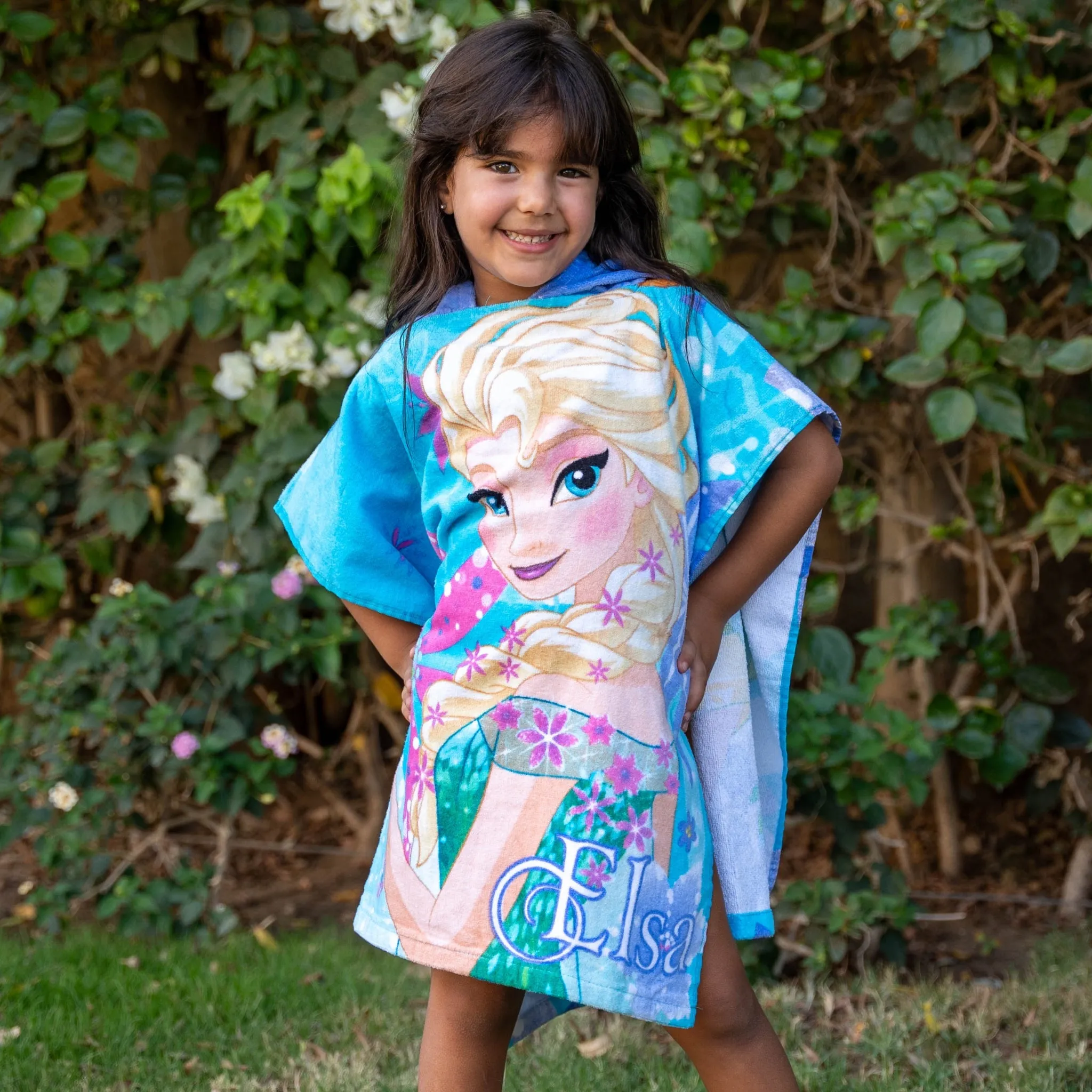 Elsa & Anna Beach Poncho (Model 024)