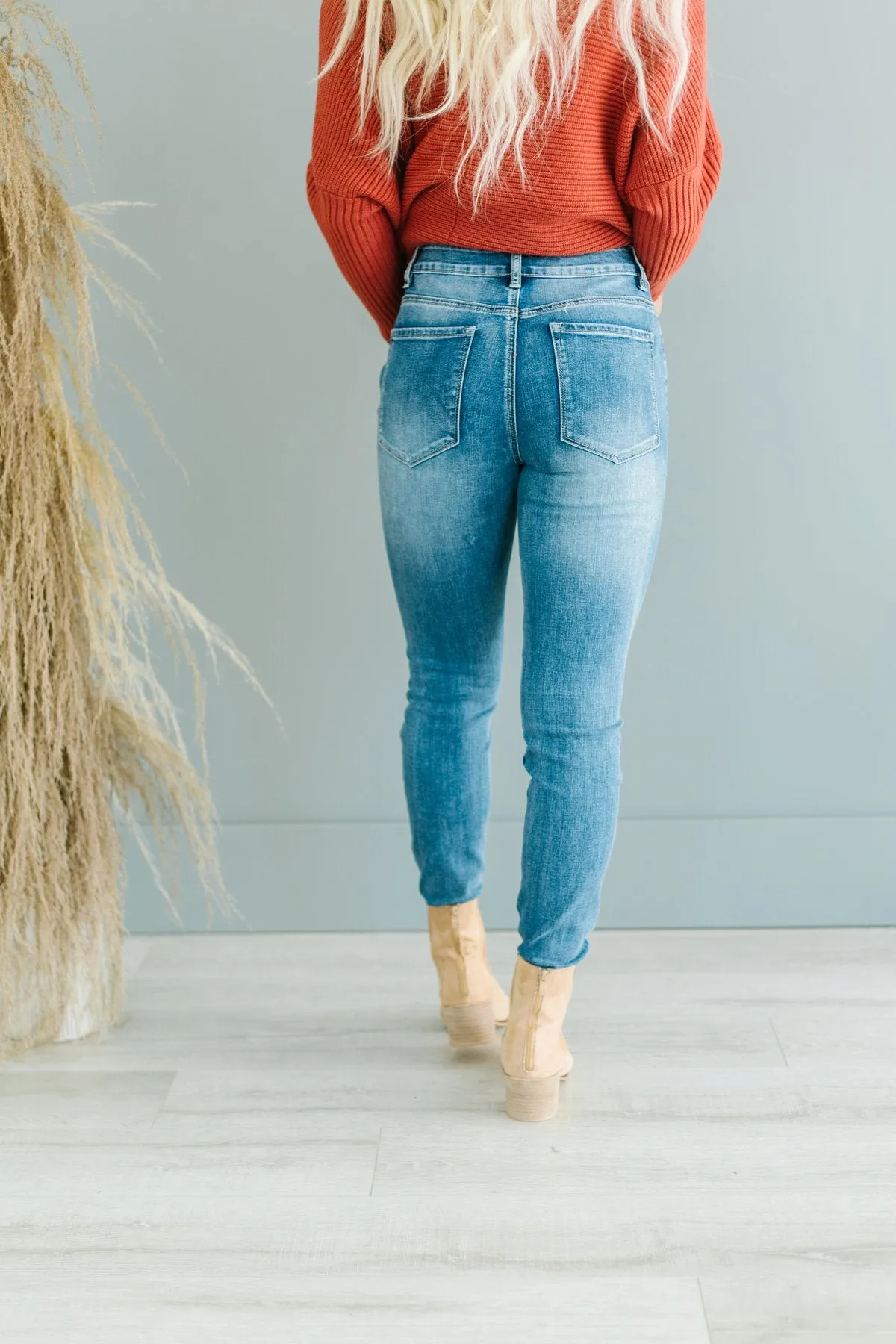 Fave Distressed Skinny Jeans