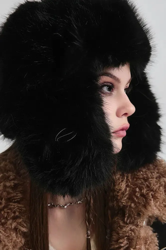 Fluffy Faux Fur Ushanka Hat
