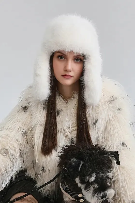 Fluffy Faux Fur Ushanka Hat