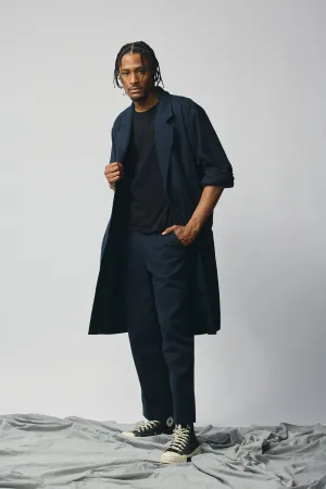 Gender-Neutral Overcoat (Indigo)
