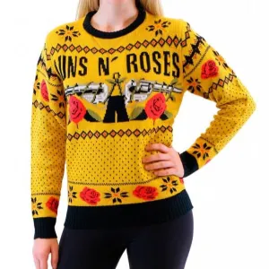 Guns N' Roses Ugly Christmas Sweater JulesRoche Modern Fit