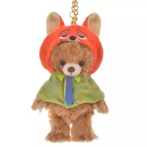 JDS- UniBearsity Plush Keychain Costume Poncho x Nick Wilde