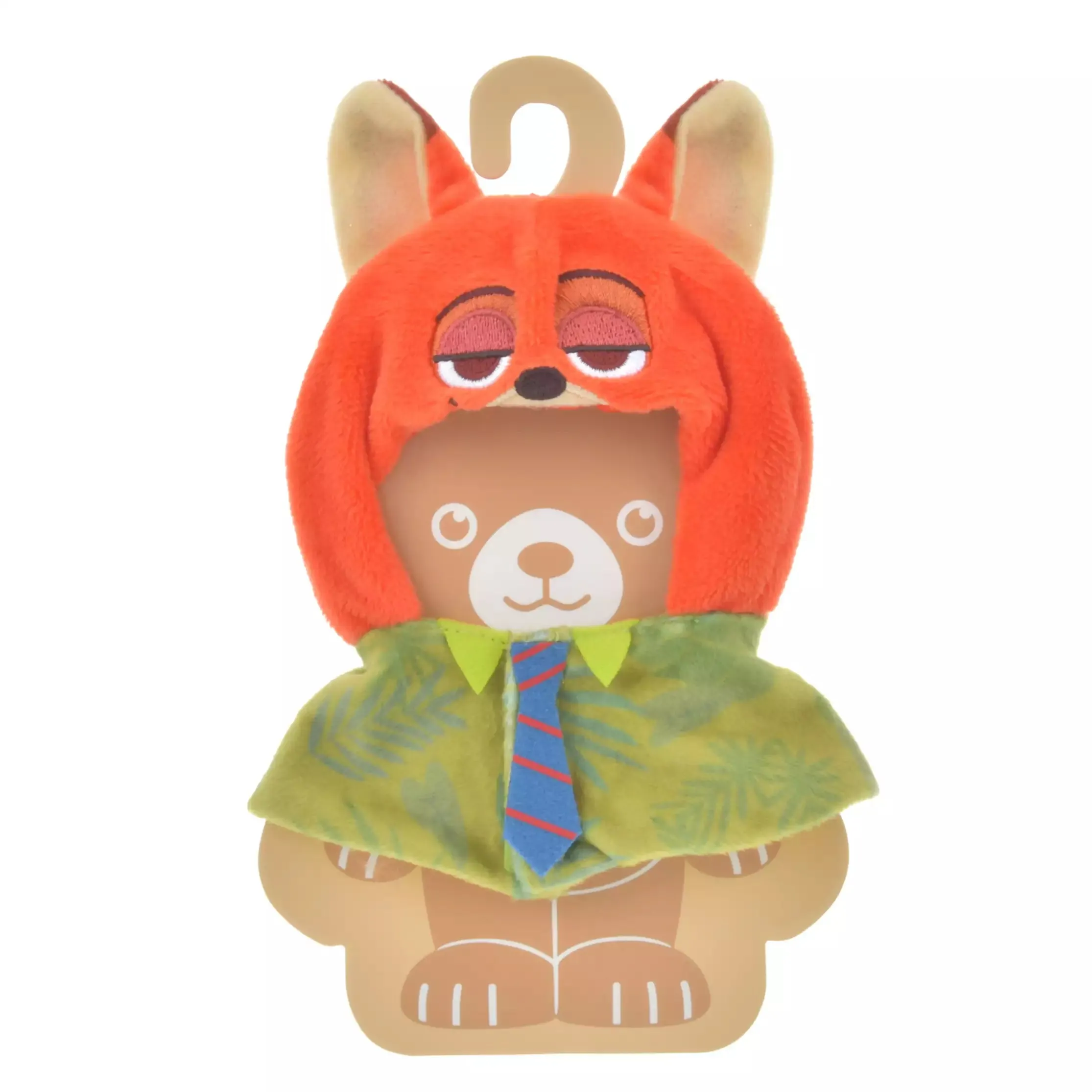 JDS- UniBearsity Plush Keychain Costume Poncho x Nick Wilde