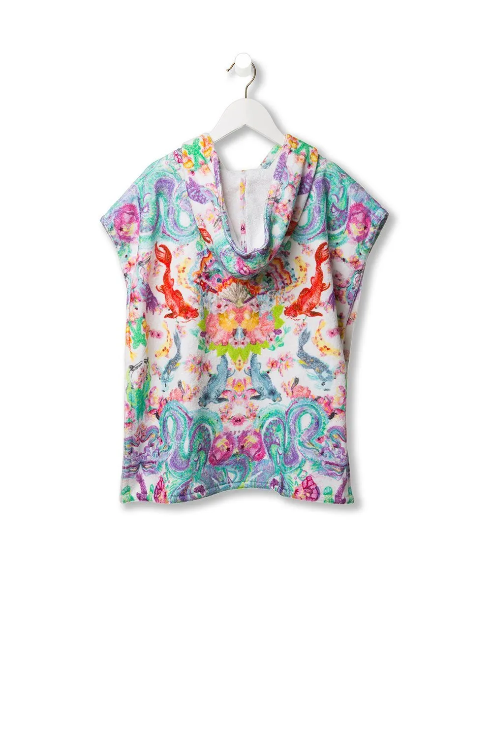 KIDS' HOODED PONCHO DRAGON DIVINITY
