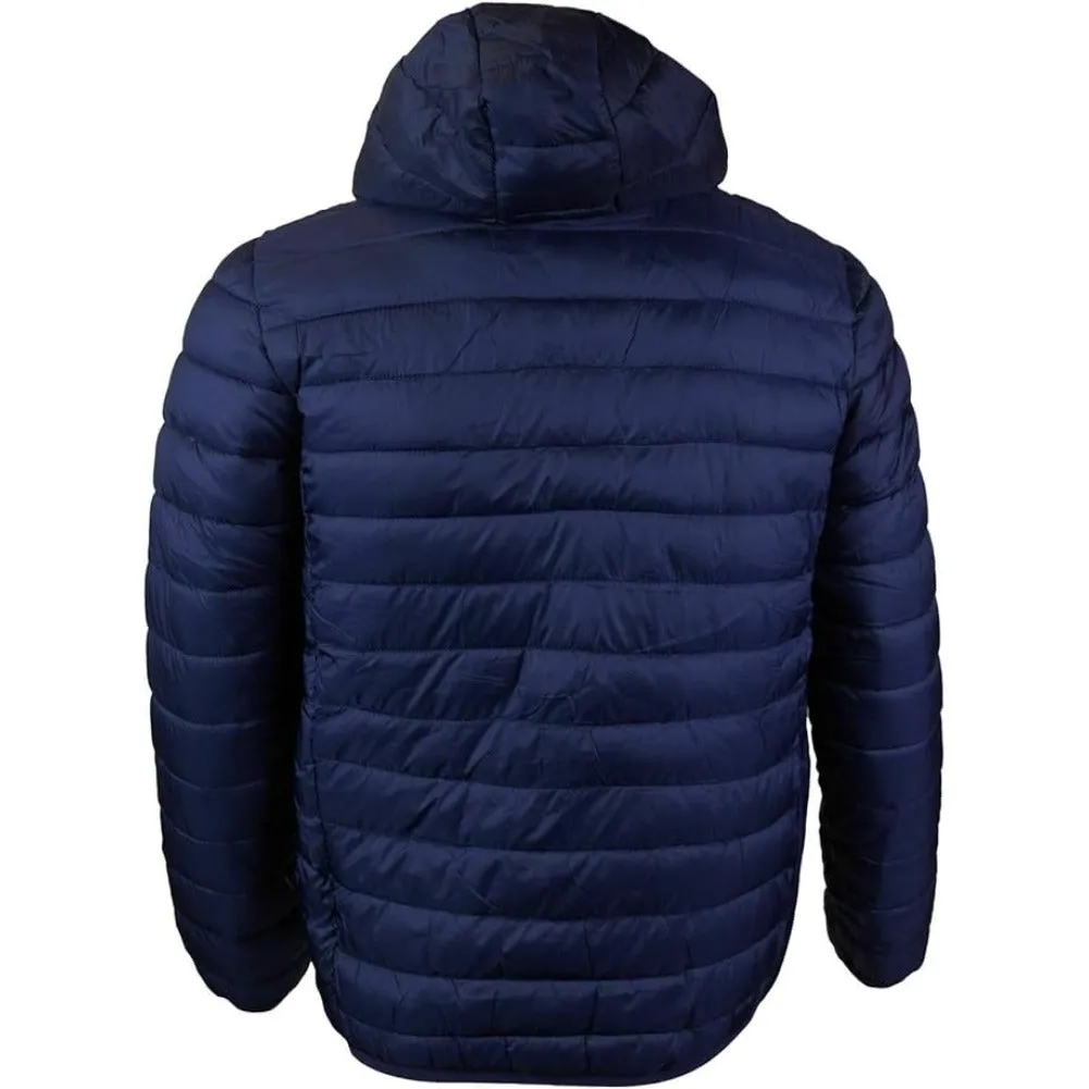 Maximos Men's Coat Slim Fit Lightweight Zip Insulated Puffer Hooded Jacket