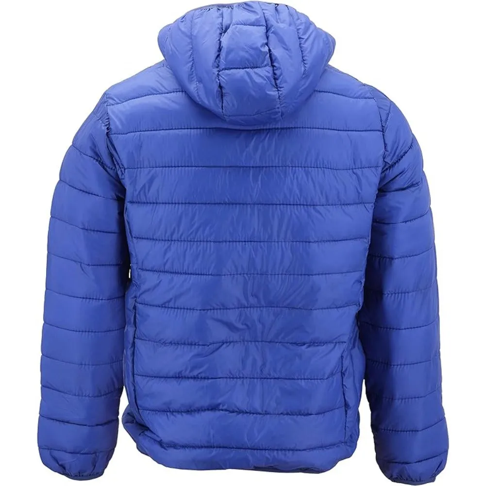 Maximos Men's Coat Slim Fit Lightweight Zip Insulated Puffer Hooded Jacket