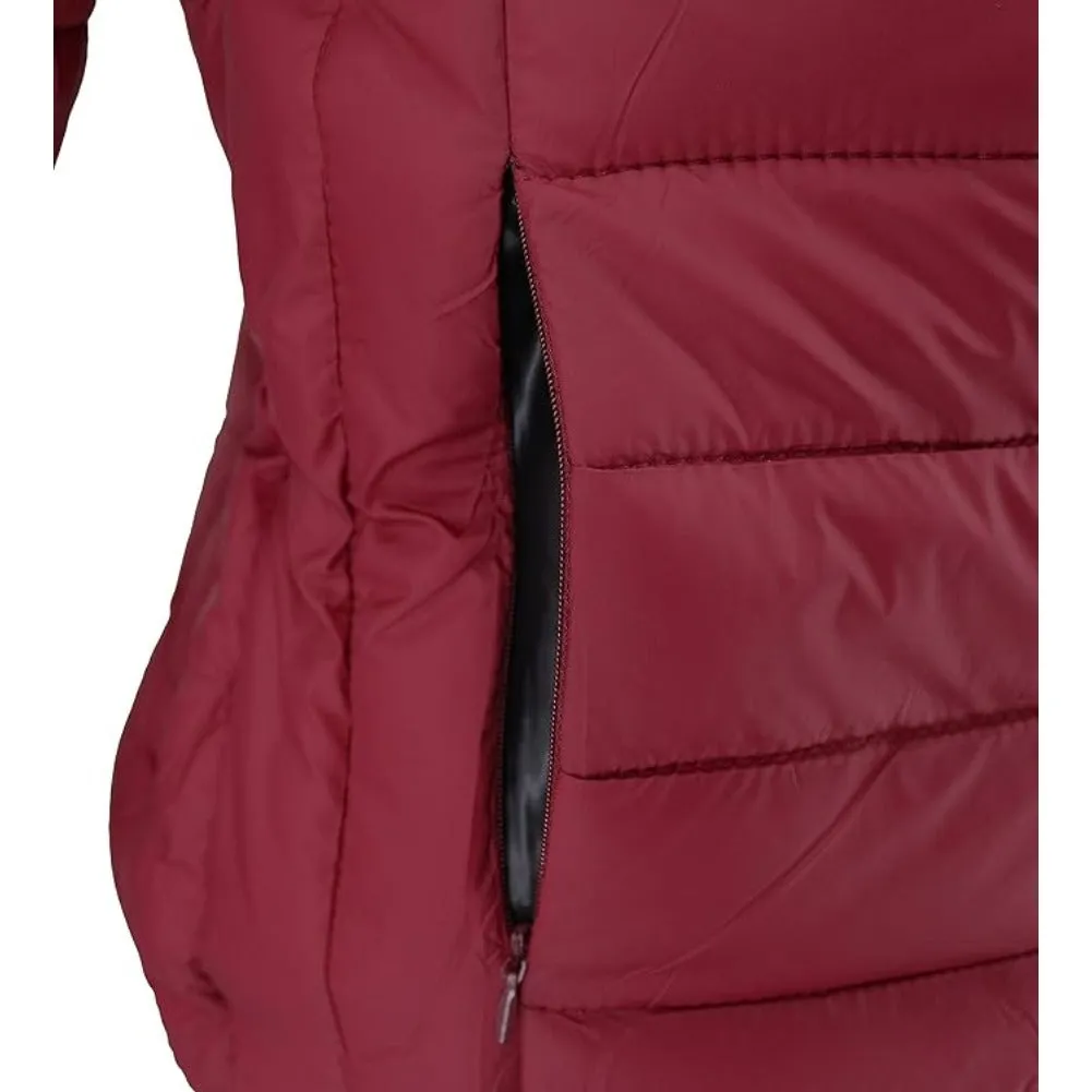 Maximos Men's Coat Slim Fit Lightweight Zip Insulated Puffer Hooded Jacket