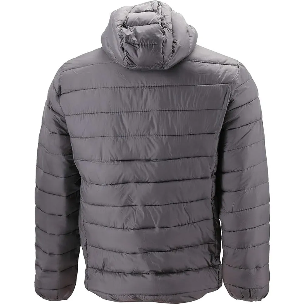 Maximos Men's Coat Slim Fit Lightweight Zip Insulated Puffer Hooded Jacket