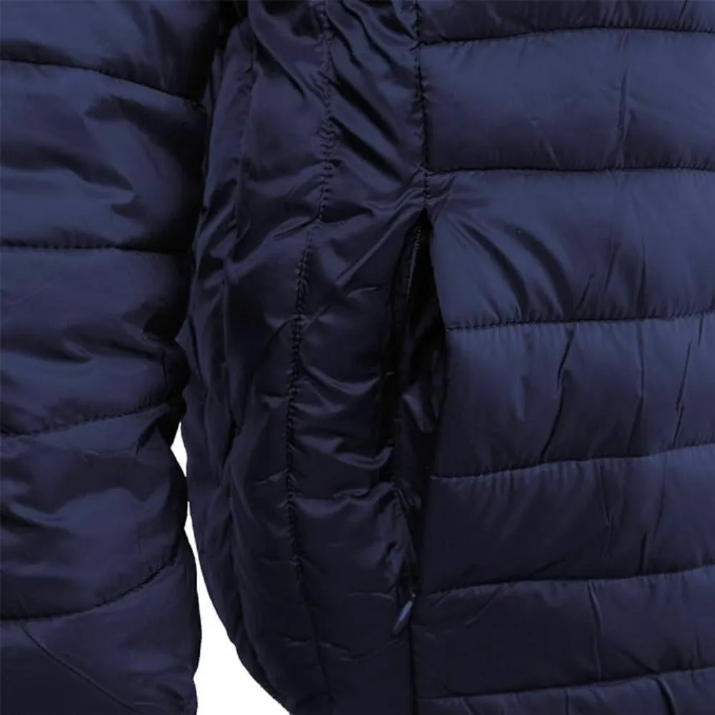 Maximos Men's Coat Slim Fit Lightweight Zip Insulated Puffer Hooded Jacket