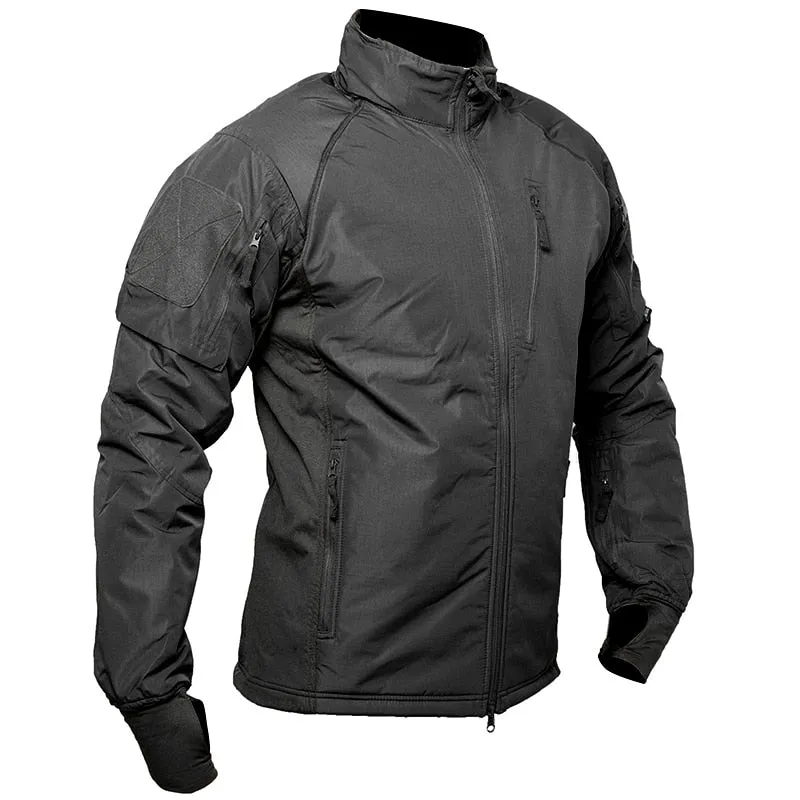MEGE Men's Waterproof Military Tactical Jacket Men Warm Windbreaker Bomber Jacket Camouflage Hooded Coat US Army chaqueta hombre
