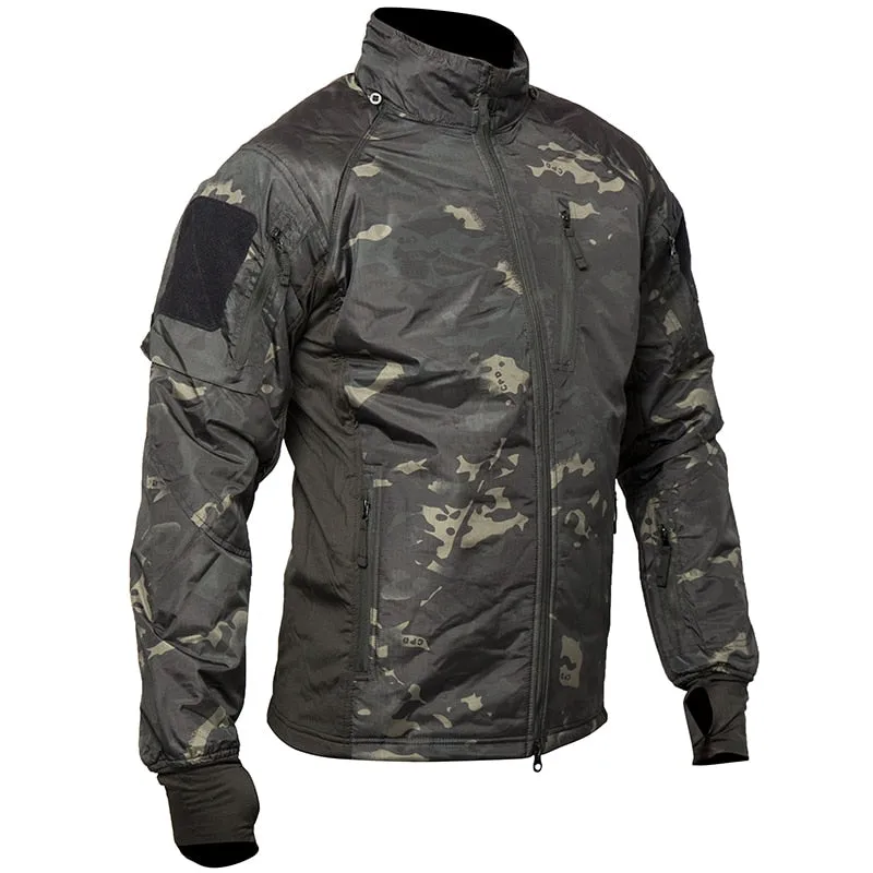 MEGE Men's Waterproof Military Tactical Jacket Men Warm Windbreaker Bomber Jacket Camouflage Hooded Coat US Army chaqueta hombre