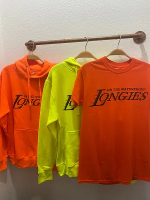 On the Waterfront Unisex Pullover- Neon Orange