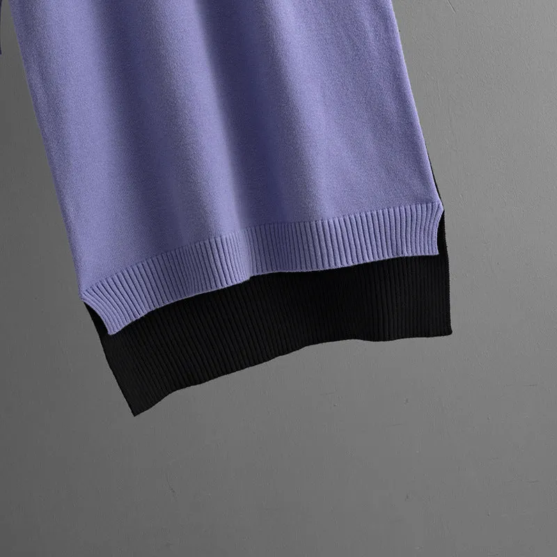 Oriana - Cozy Turtleneck Knit Sweater Dress for Women