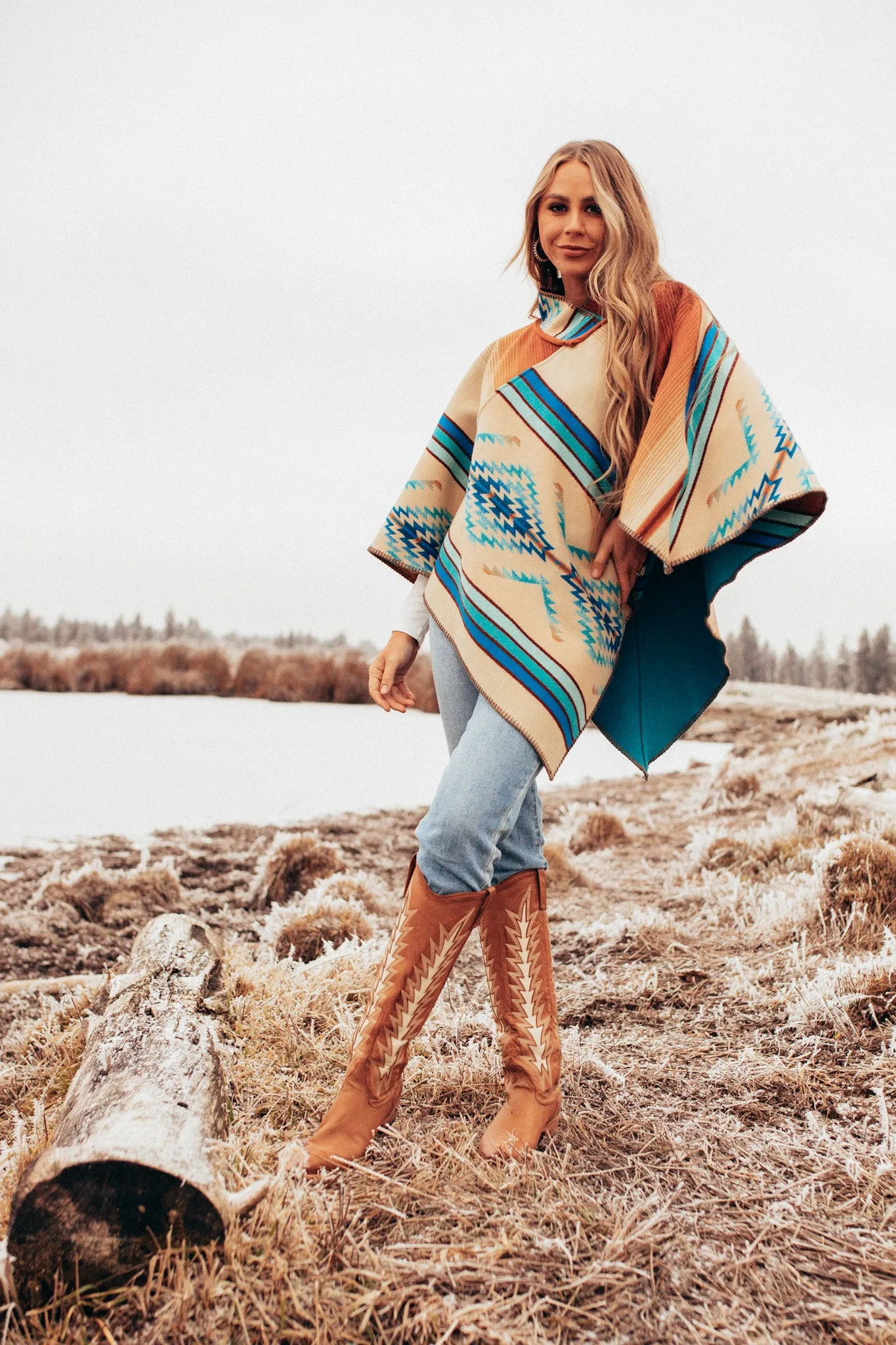 Pagosa Springs Poncho - Reversible