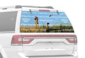 Pheasant 3 Rear Window Decal
