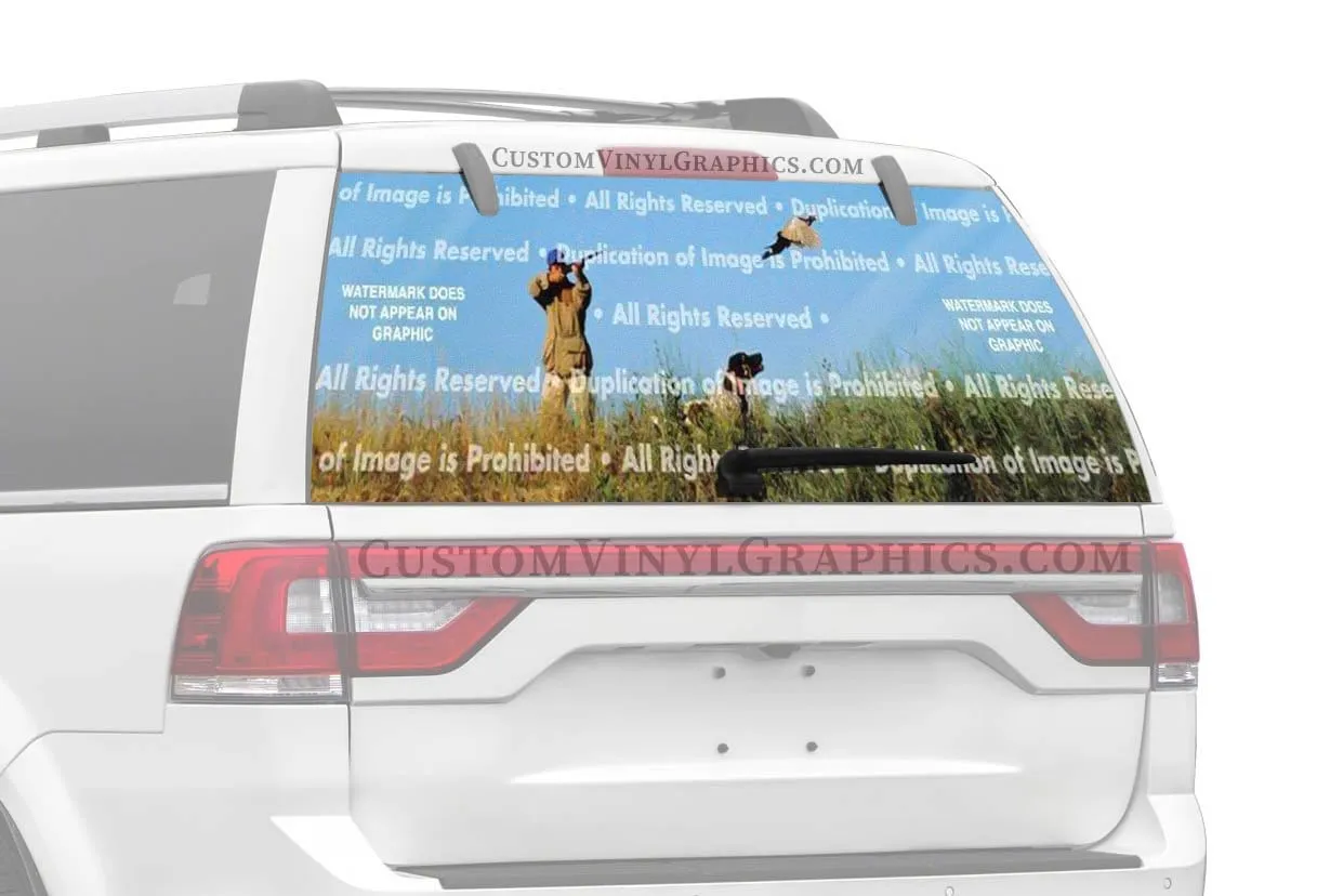 Pheasant 3 Rear Window Decal