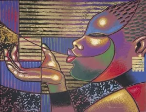 Precious Treasures 2 - 22x28 limited edition print - Larry Poncho Brown