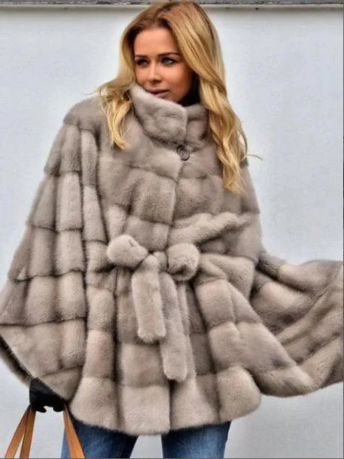 Short Coat with Stand Collar and Waistband
