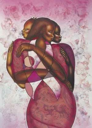 Sisters Journey 22x31 limited edition print - Larry Poncho Brown