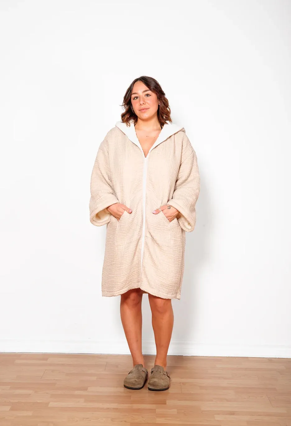 The Polar Fleece Zip Poncho