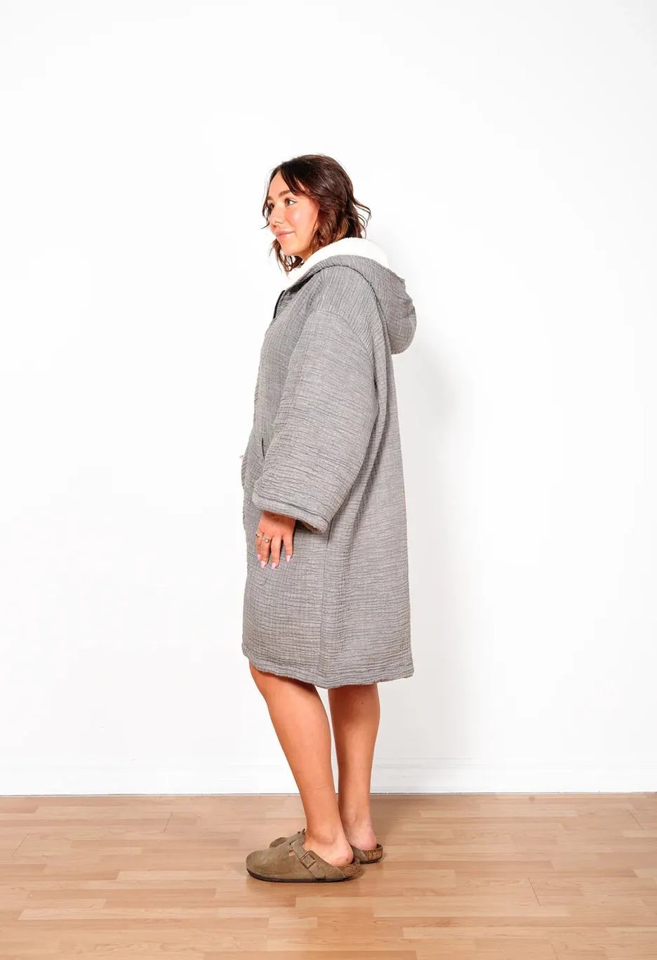 The Polar Fleece Zip Poncho