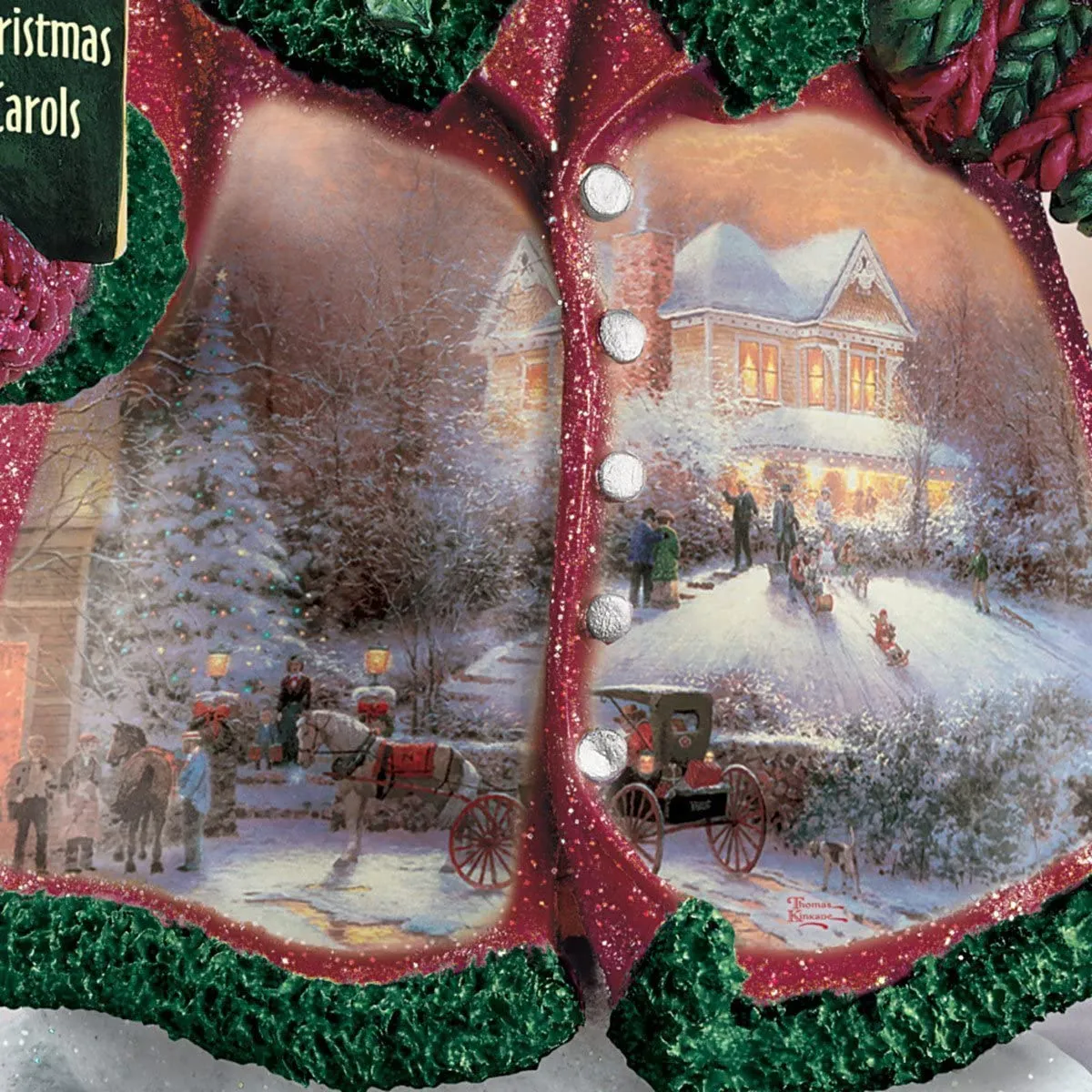 Thomas Kinkade Limited Edition *Holiday Lights* Snowman 2nd in Series