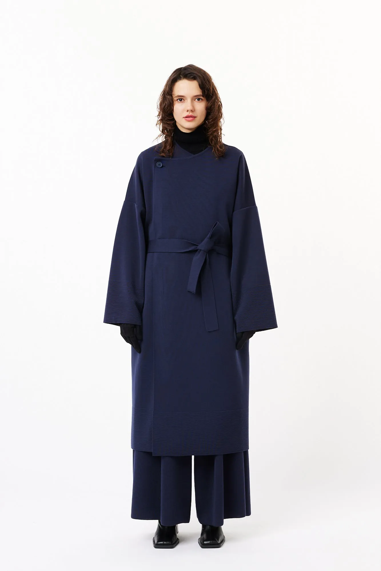 TW MILAN RIB WRAP COAT