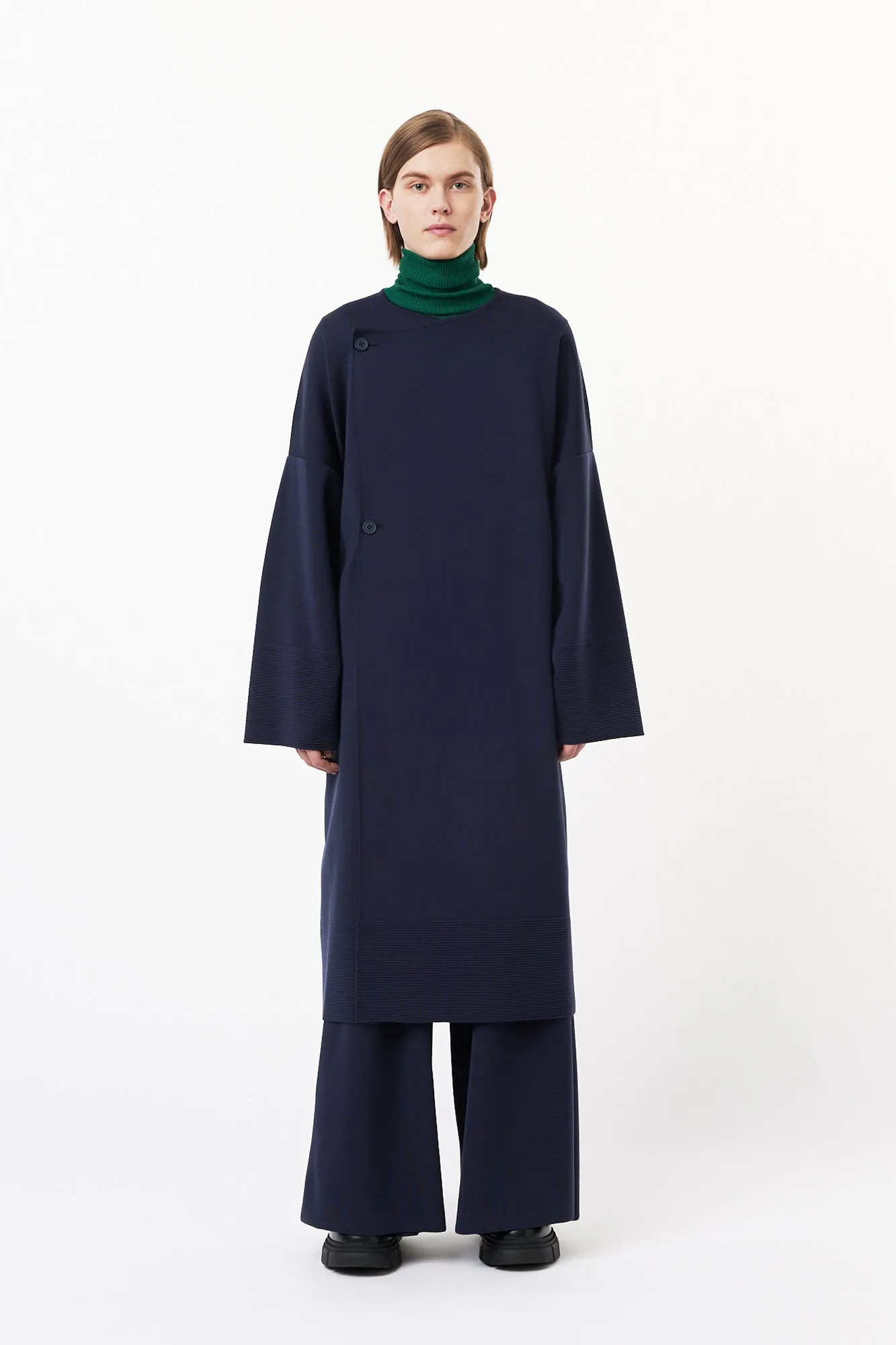 TW MILAN RIB WRAP COAT