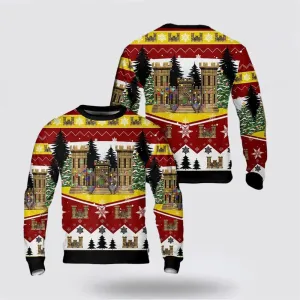 Unisex JulesRoche Ugly Christmas Sweater Cotton Blend All-Over Print