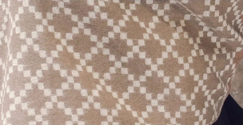 Winter Women's Scarves Cashmere Plaid Scarf