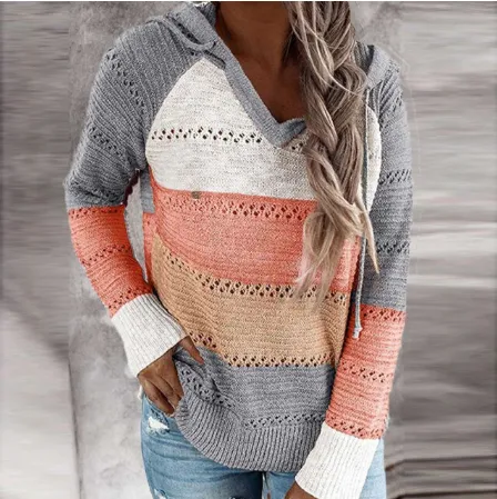 Women's Modern Cashmere Stripe Sweater | Ideal for Autumn/Winter
